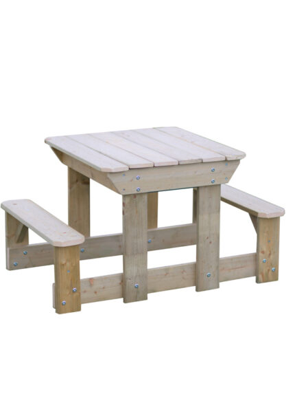Mini picknicktafel met zandbak en waterbak | 60 x 95 cm